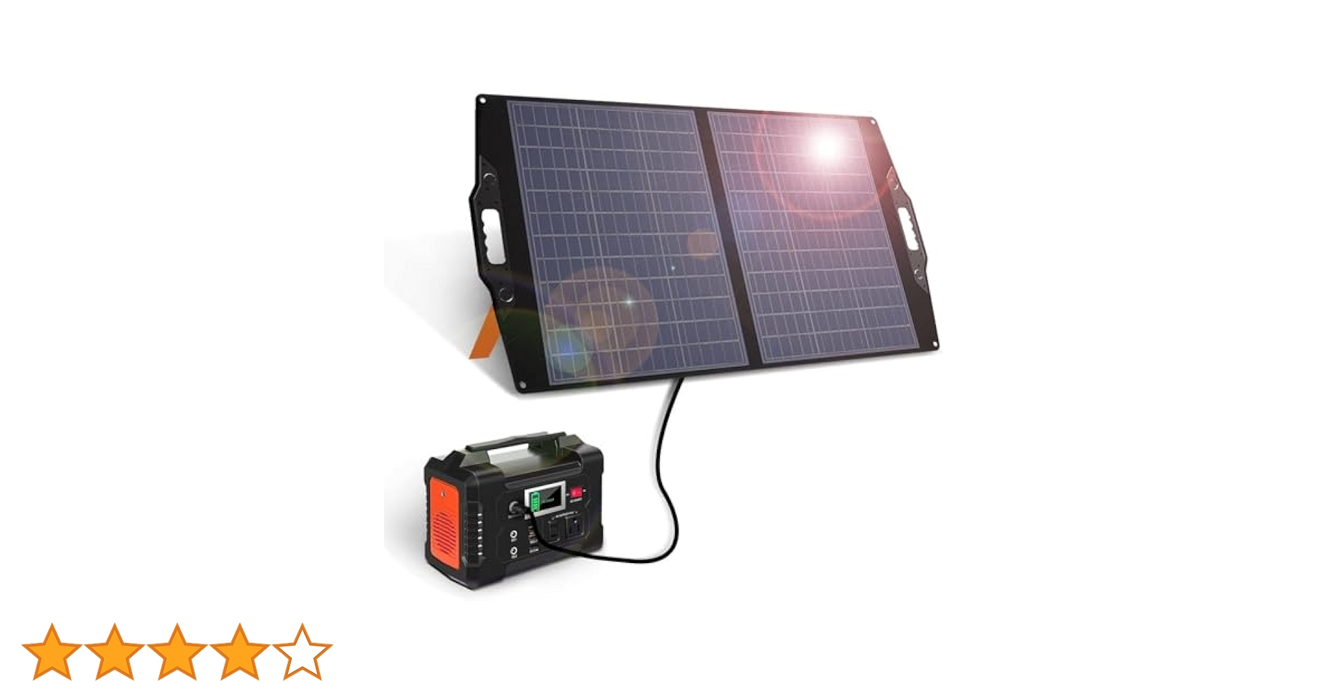 Amazon.co.jp: FlexSolar 100W ソーラーパネル充電器 折りたたみ